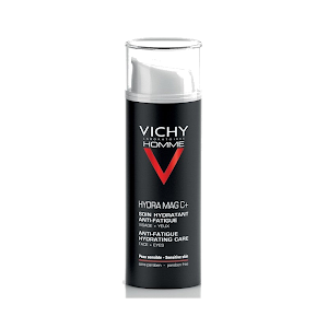 Vichy Homme Hydra Mag C+ Soin Hydratant anti-Fatigue Visage et Yeux