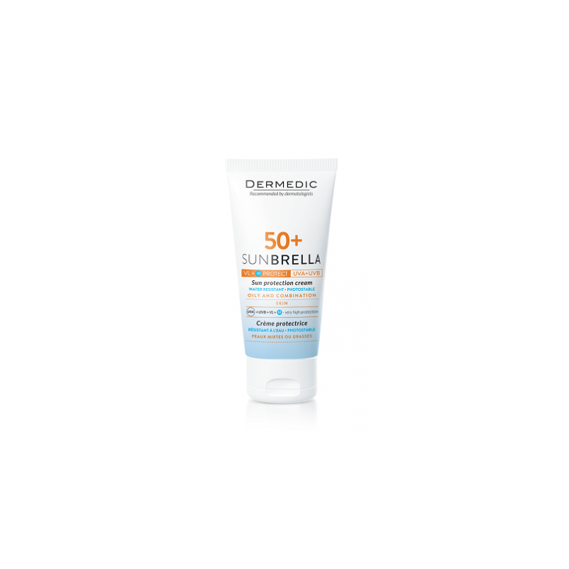 Dermedic Sunbrella Crème Solaire Peaux Grasses et Mixtes SPF 50+ 50 ml — DERMEDIC