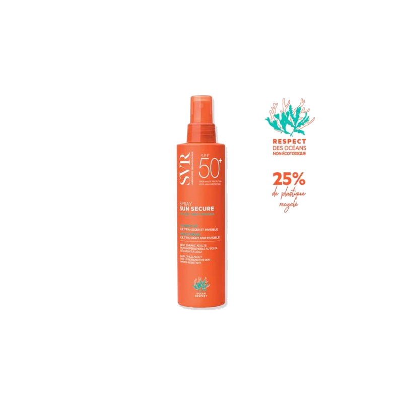 SVR Sun Secure- Spray Hydratant Ultra-Léger Invisible SPF 50+ 200 ml — SVR