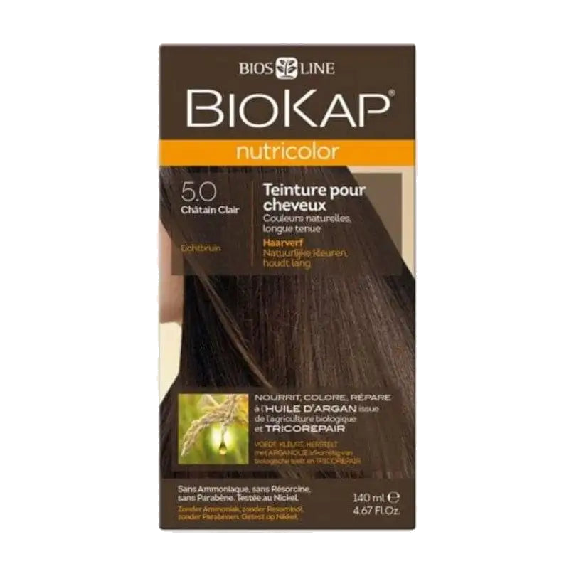 Biokap Nutricolor N5.0 Chatain Clair — BIOKAP