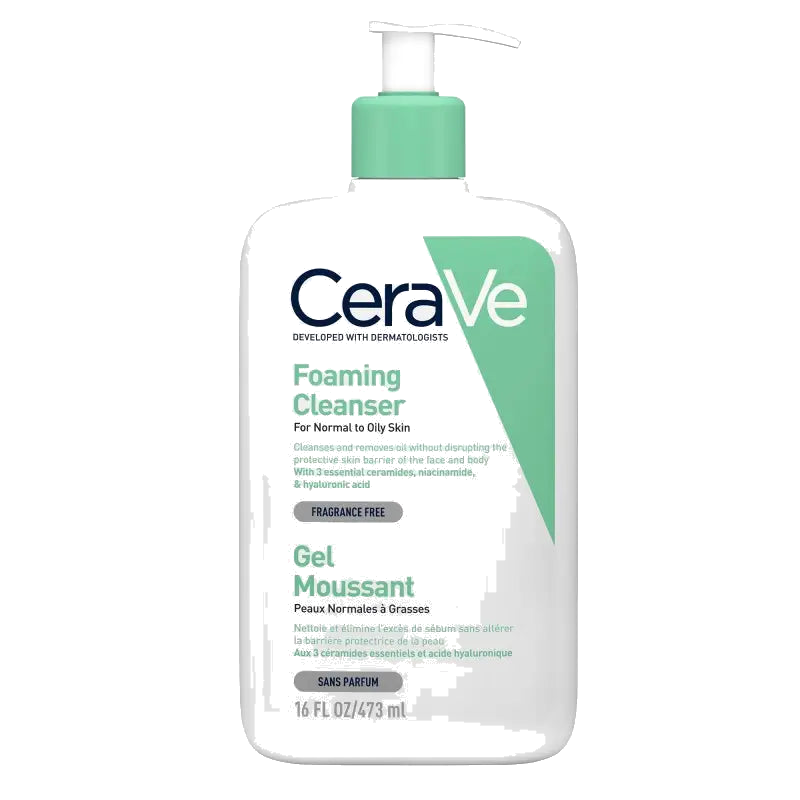 CeraVe Gel Moussant Nettoyant Peau Normale à Grasse 473ml — CERAVE