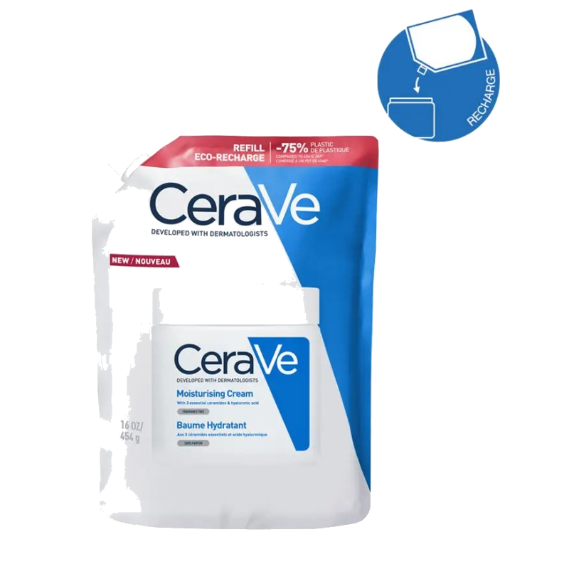 Cerave Baume Hydratant Eco-Recharge Visage et Corps Peaux Sèches A — CERAVE