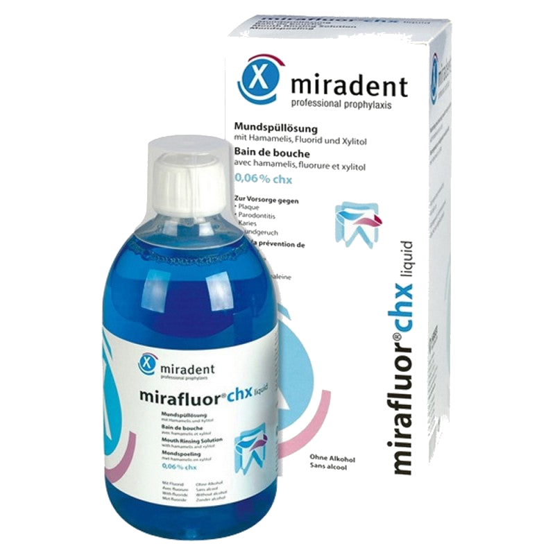 Miradent Mirafluor Chx Bain de Bouche 500 ml — MIRADENT
