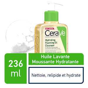 CeraVe Huile Lavante Moussante Hydratante Peau Très Sèche à Atopique