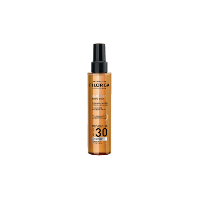 Filorga UV-Bronze Corps SPF30 Huile Solaire anti-Âge Activatrice de — FILORGA
