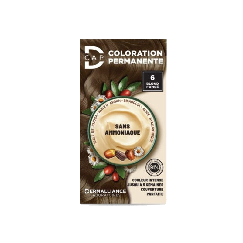 D-Cap Coloration Permanente N6 Blond Fonce — D-CAP