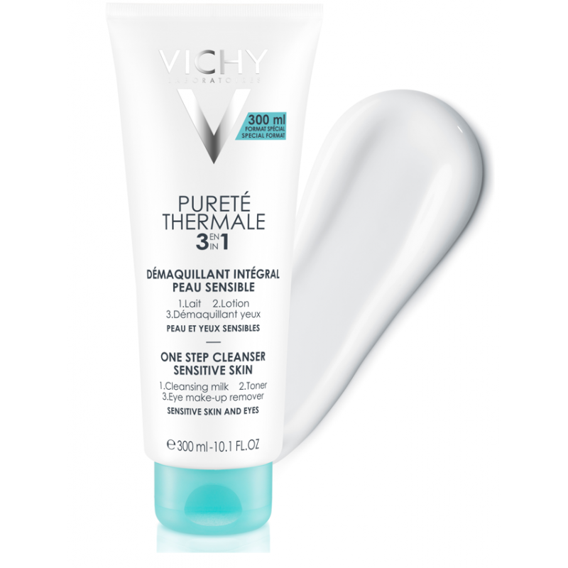 Vichy Pureté Thermale Démaquillant Intégral 3en1 Peau Sensible 300ml — VICHY
