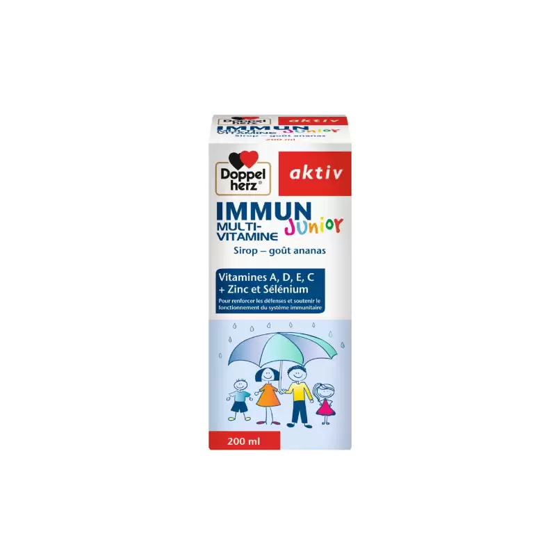Doppel Herz Immun Multivitamines Junior Sp 200 ml — DOPPEL HERZ AKTIV