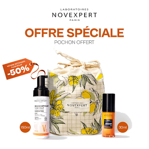 Novexpert Trousse Sérum Booster A la Vitamine C 30 ml + Mousse