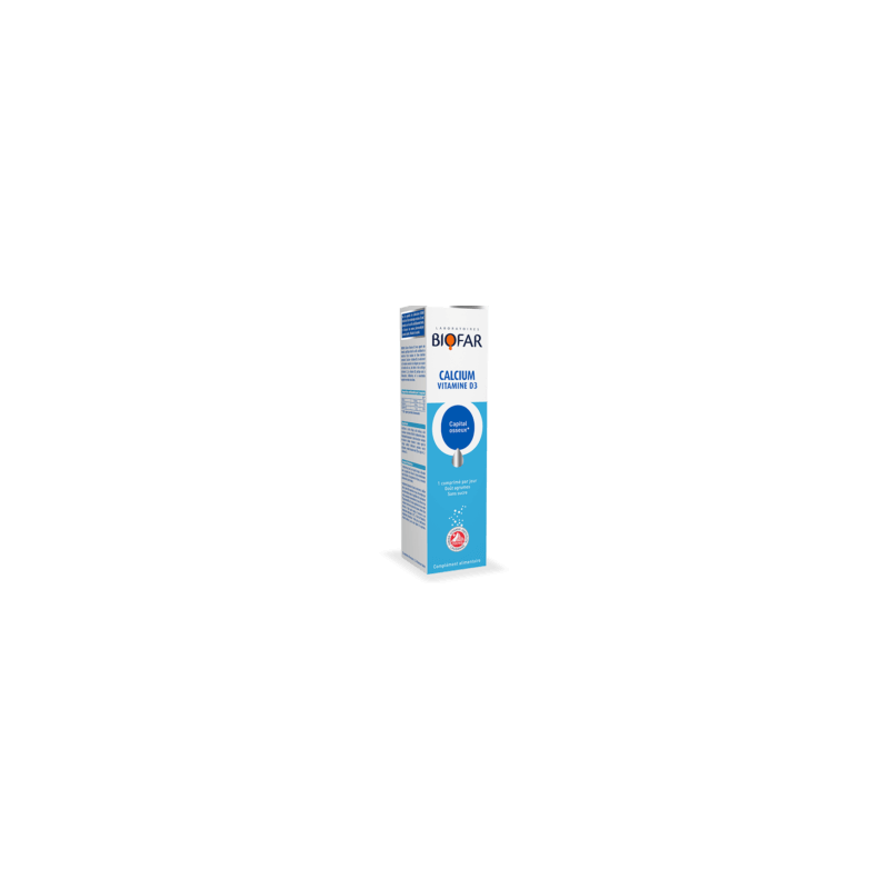 Biofar Calcium D3 20 Comprimés Effervescents — BIOFAR
