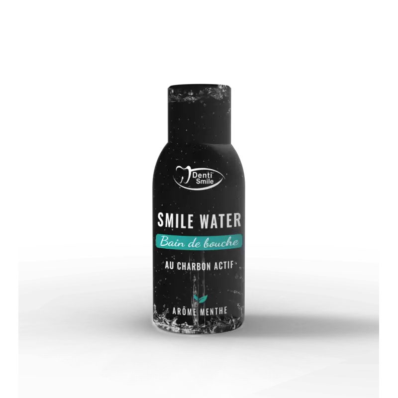Denti Smile Bain de Bouche au Charbon Actif Menthe 300 ml — DENTI SMILE