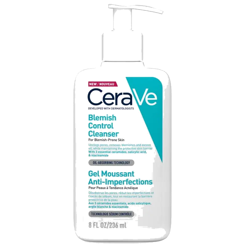 CeraVe Gel Moussant anti-Imperfections Peau Grasse à Tendance 236ml — CERAVE